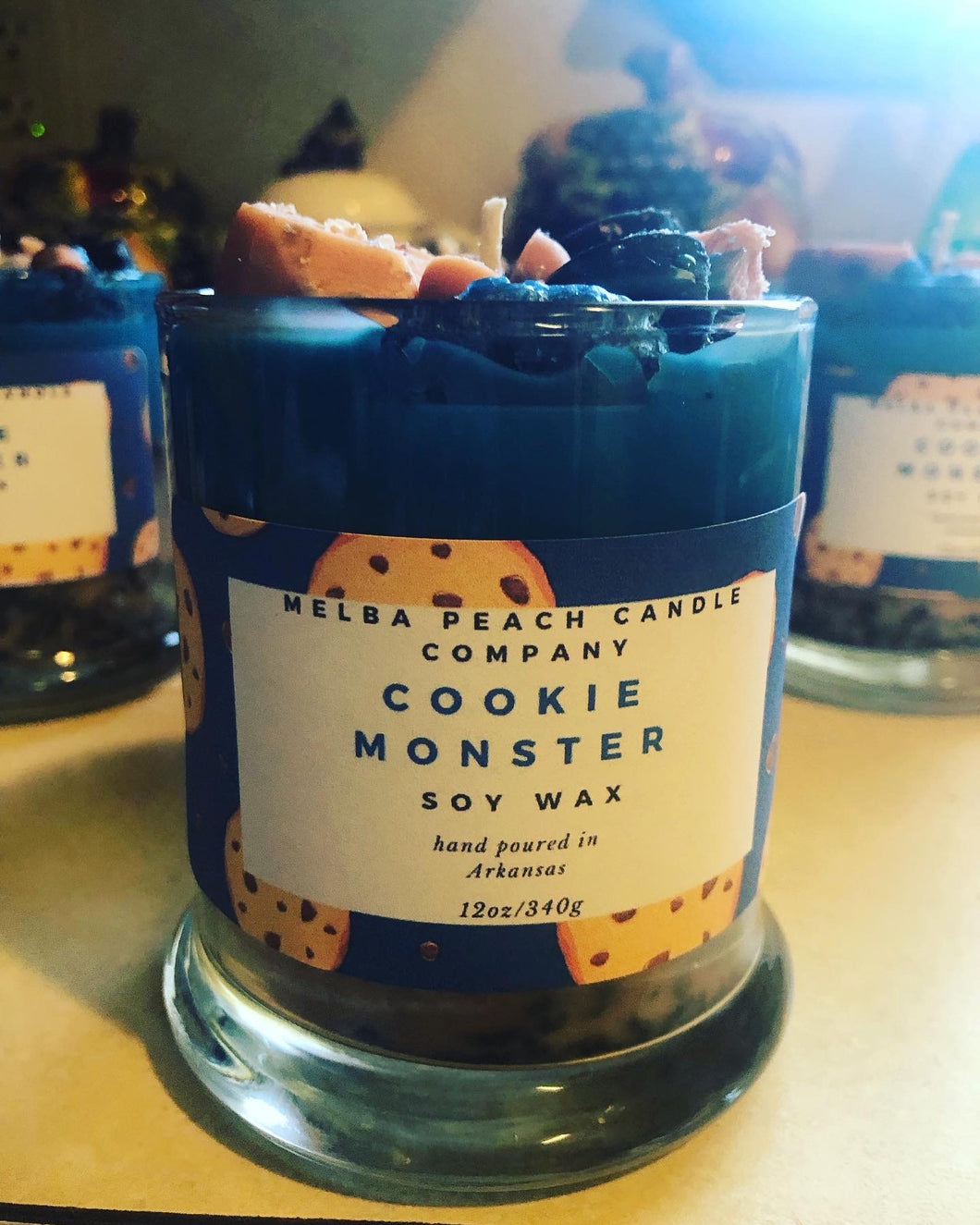 Cookie Monster Soywax Candle 12oz