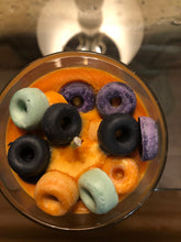 Load image into Gallery viewer, Spooky Loops Soywax Candle 12oz (Orange/Green)
