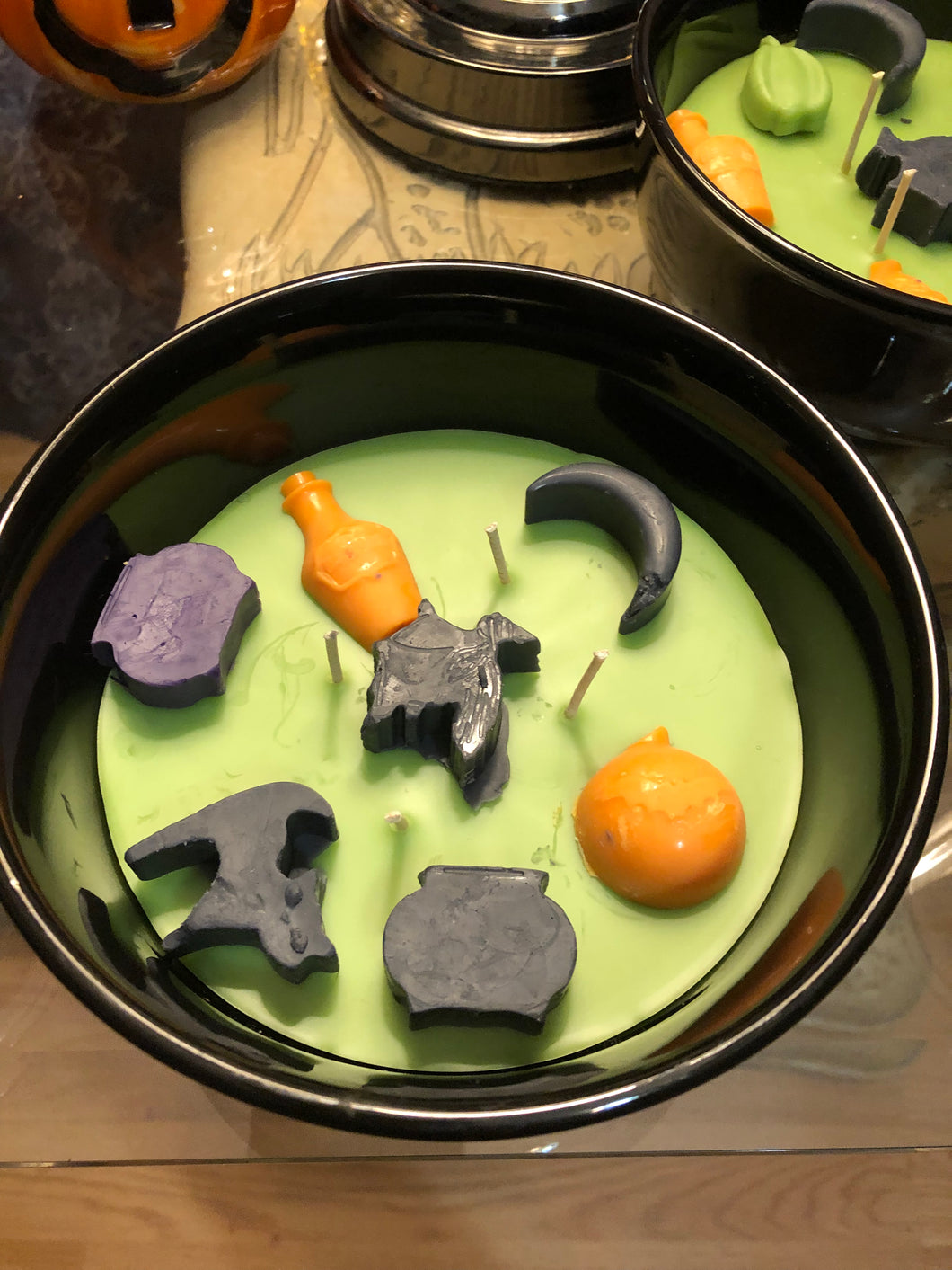 Halloween Witches Brew Bowl Candle