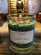 Load image into Gallery viewer, Jolly Christmas Soywax Candle 12oz
