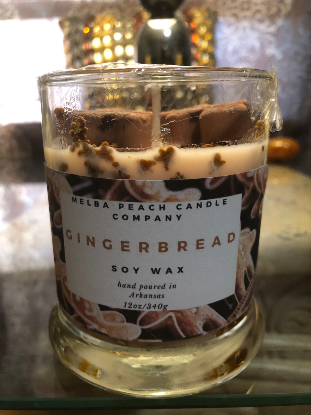 Gingerbread Man Soywax Candle 12oz