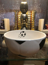 Load image into Gallery viewer, Soccer Ceramic Bowl 6”
