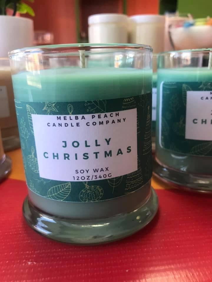 Jolly Christmas Soywax Candle 12oz