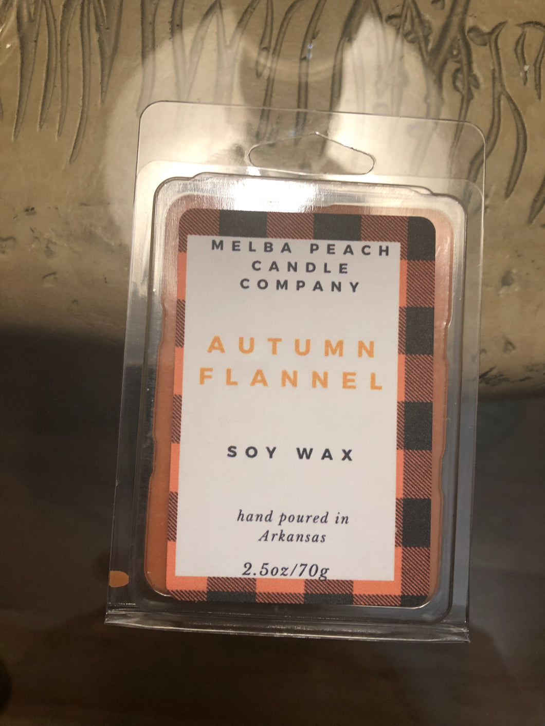 Autumn Flannel Soywax Waxmelt 2.5oz