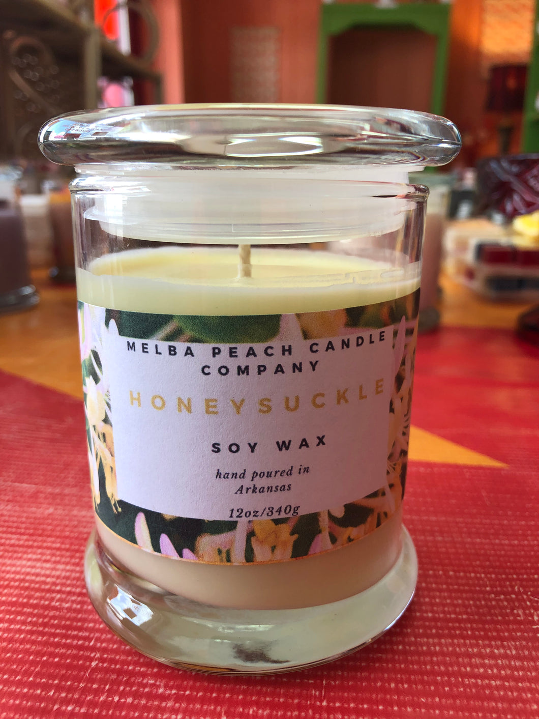 Honeysuckle Soywax Candle 12oz