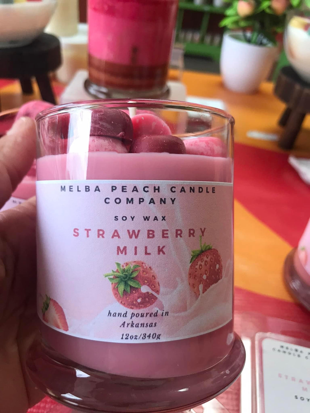 Strawberry Milk Soywax Candle