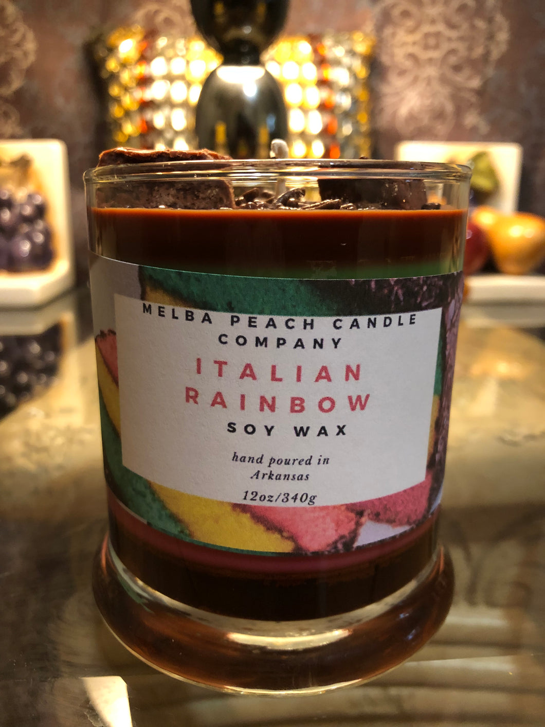 Italian Rainbow Soywax Candle 12oz