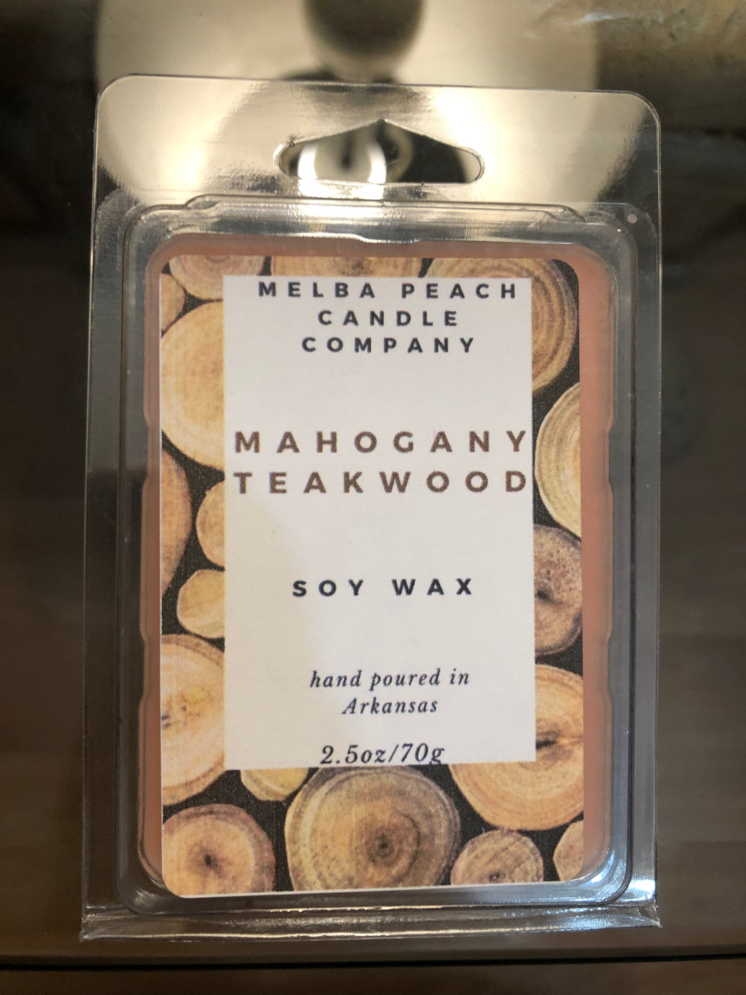 Mahogany Teakwood Soywax Waxmelt 2.5oz