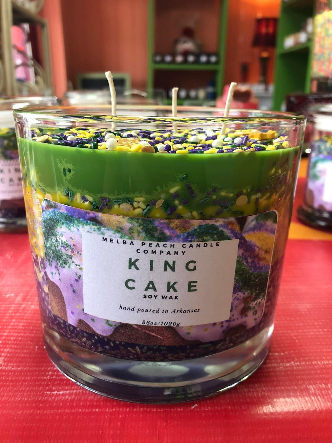 King Cake Soywax Candle 36oz